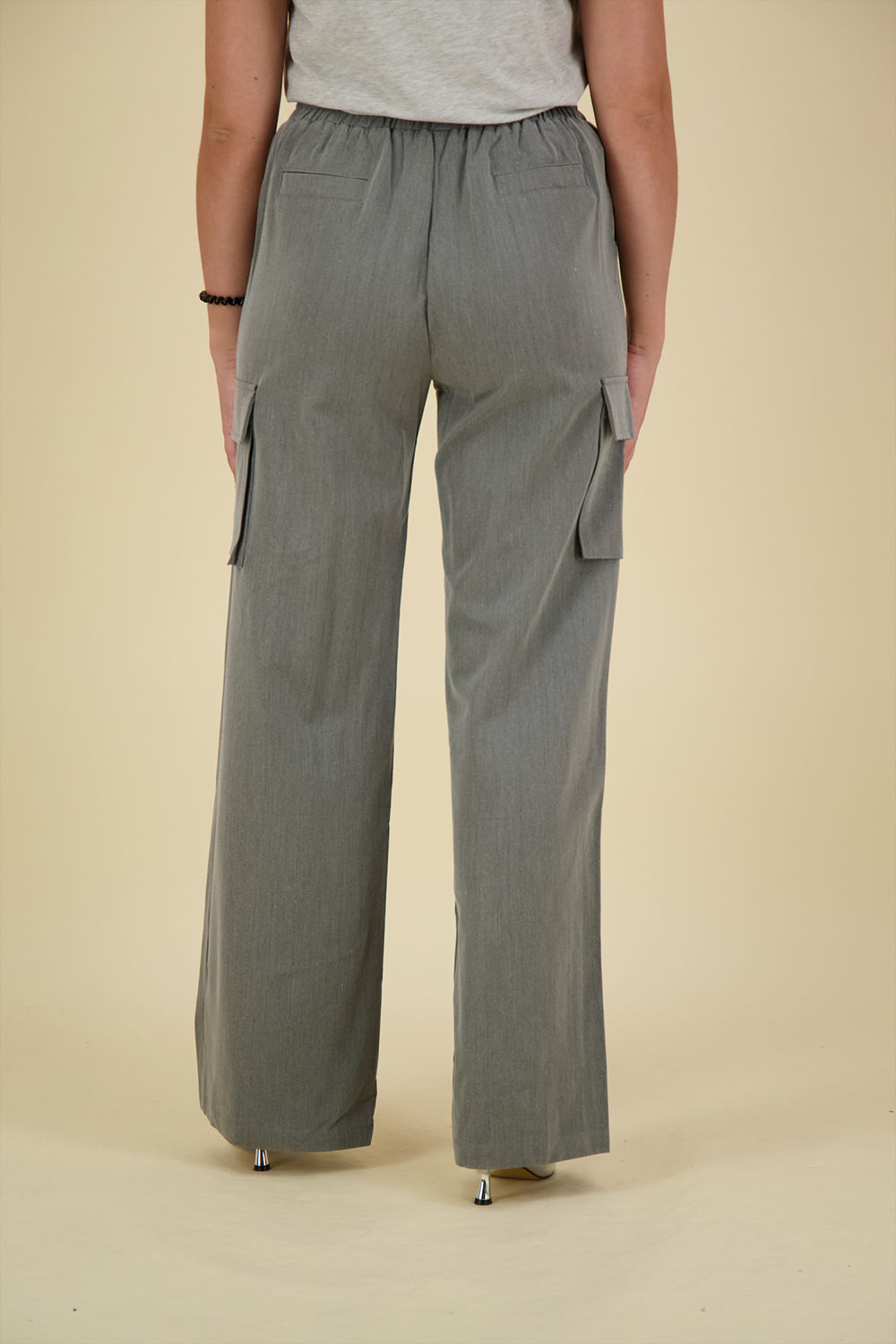 Nukus Pantalon Hamburg Stripe Grijs Nukus Pantalon Hamburg Stripe Grijs