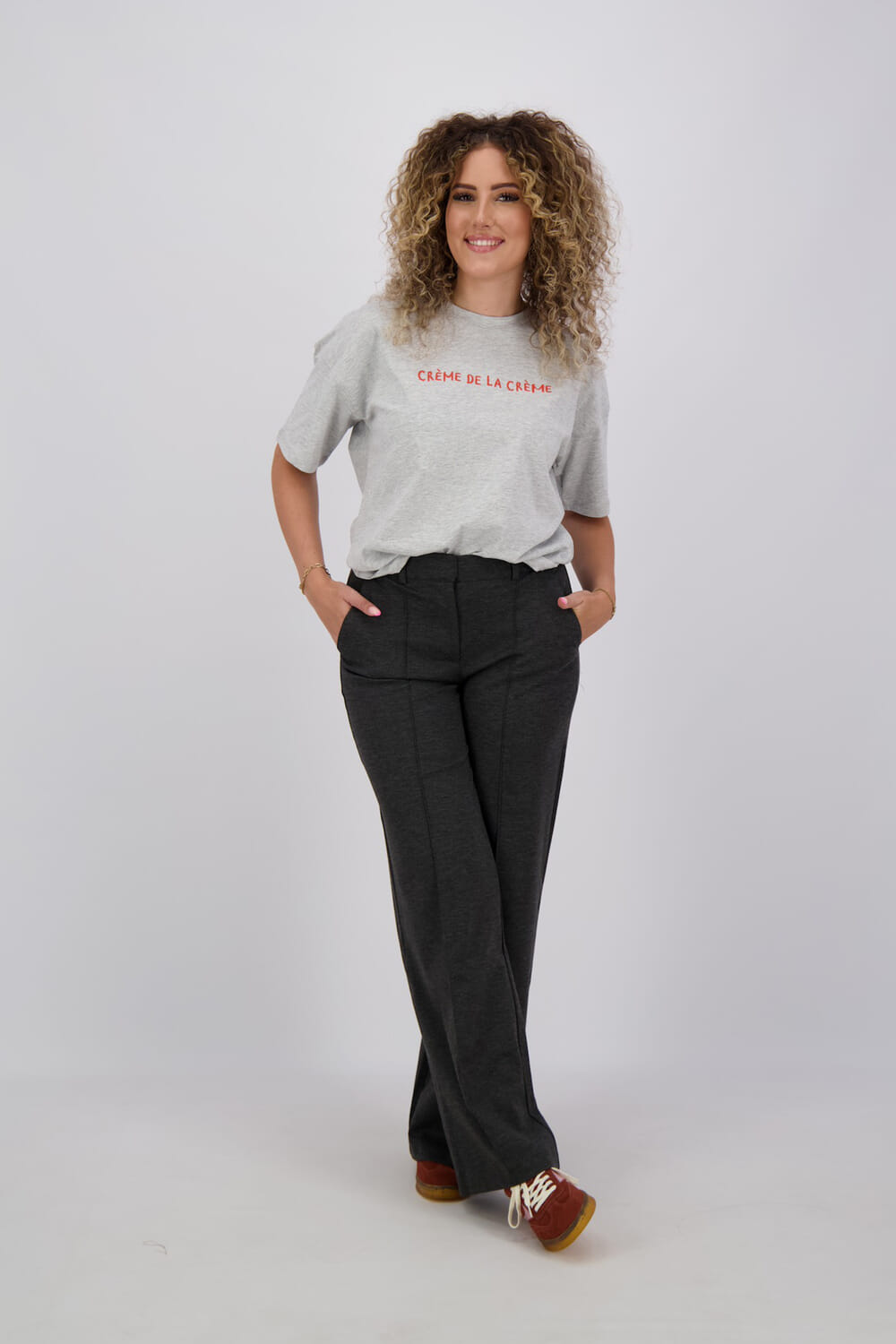 Ichi Pantalon Kate Sus Grijs Ichi Pantalon Kate Sus Grijs