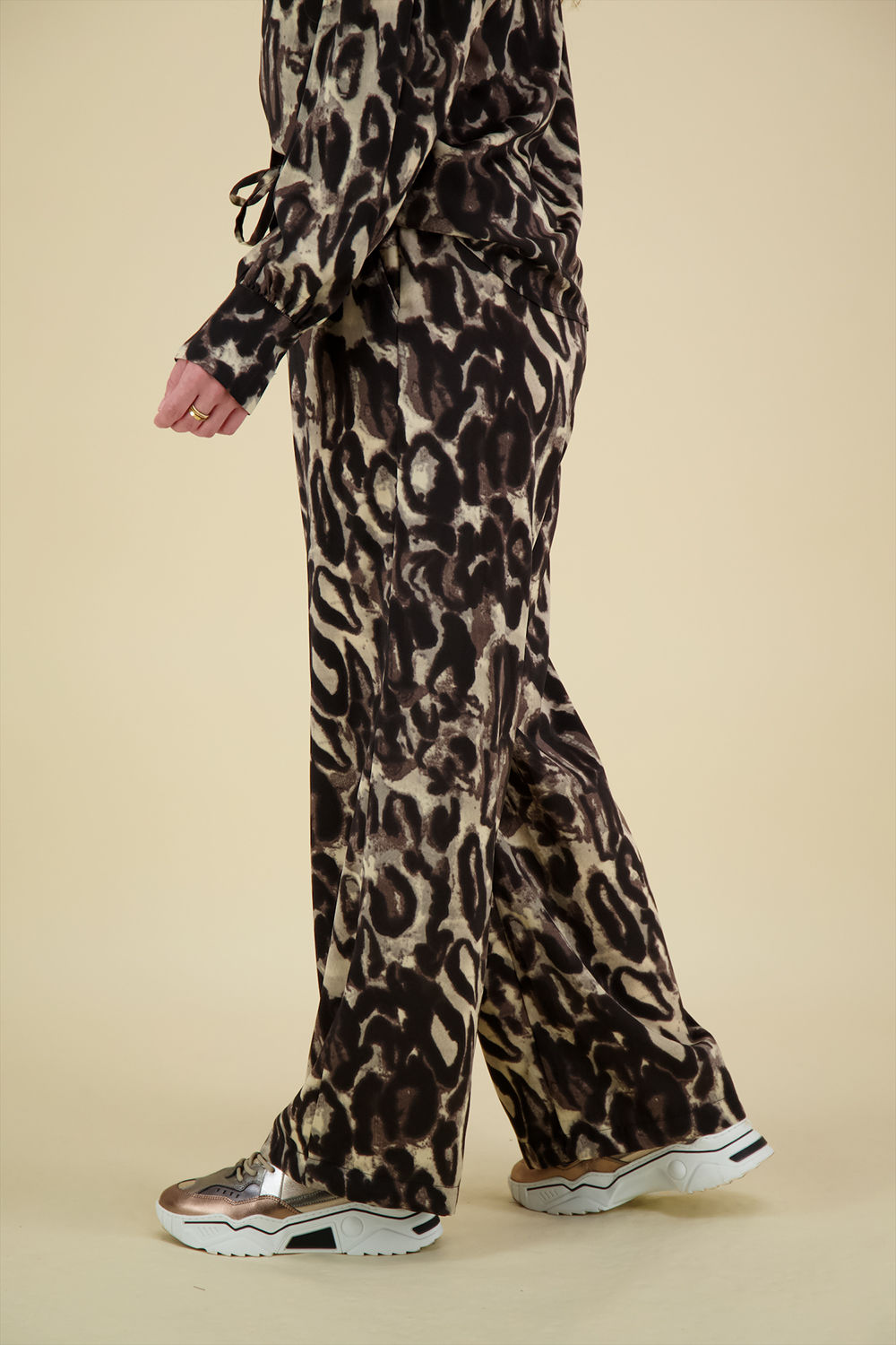 Vive La Femme Pantalon Leo Antraciet Vive La Femme Pantalon Leo Antraciet