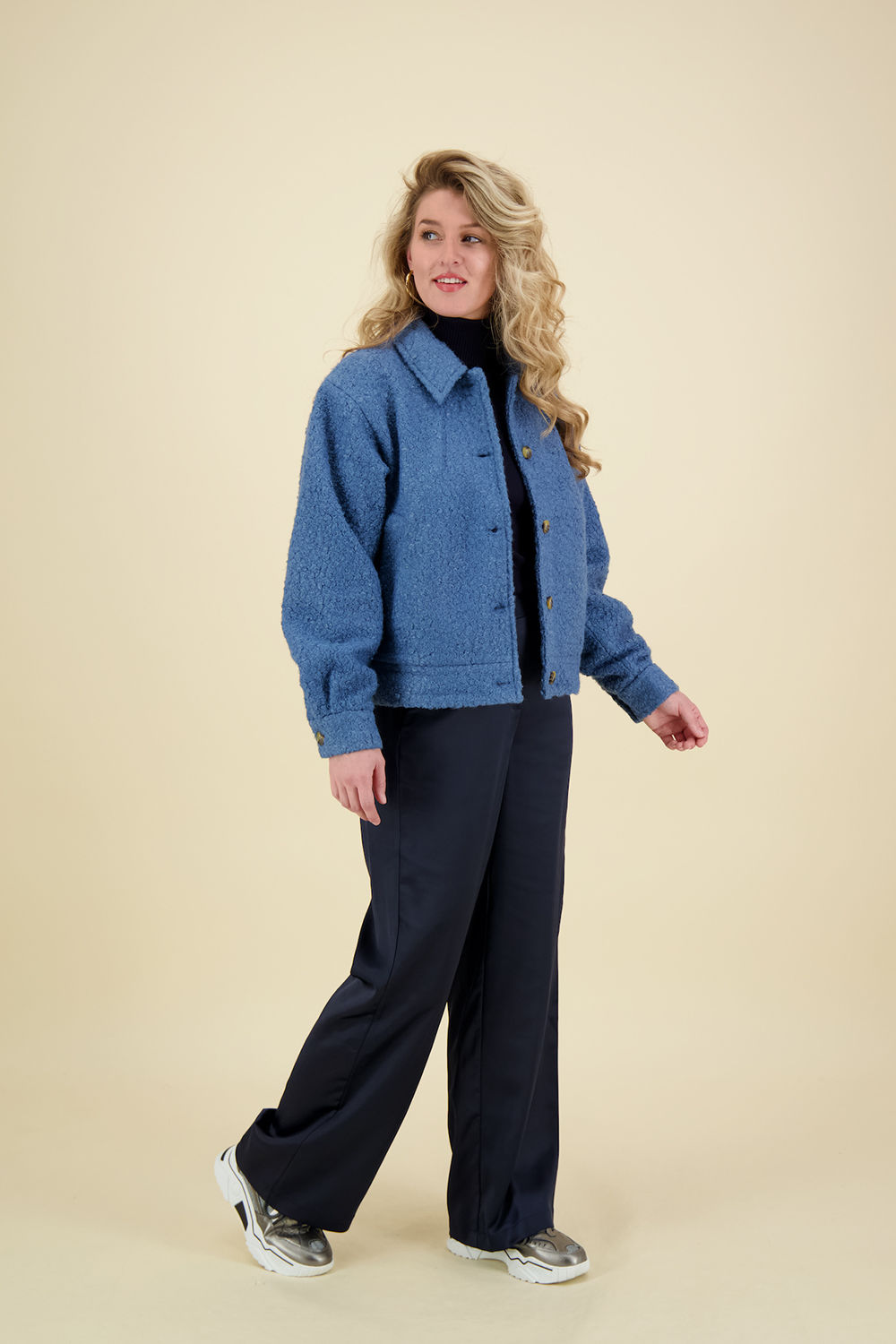 Vive La Femme Pantalon Noor Donkerblauw Vive La Femme Pantalon Noor Donkerblauw