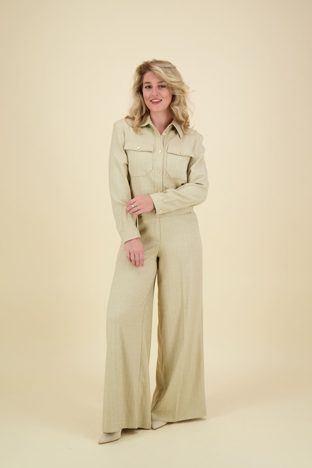 Aaiko Pantalon Nore Beige Aaiko Pantalon Nore Beige