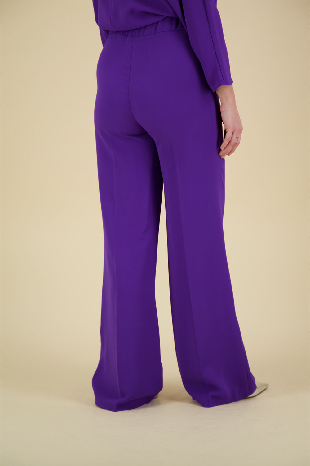 Label Dot Pantalon Roma in Paars Label Dot Pantalon Roma in Paars