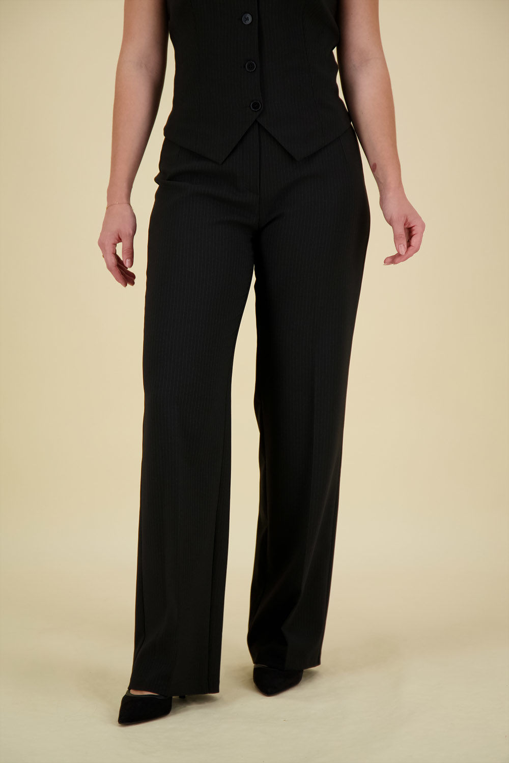 Label Dot Pantalon Roxan Zwart Label Dot Pantalon Roxan Zwart