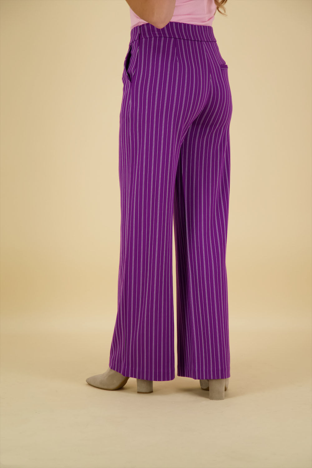 Ichi Pantalon Ruti Paars  Ichi Pantalon Ruti Paars