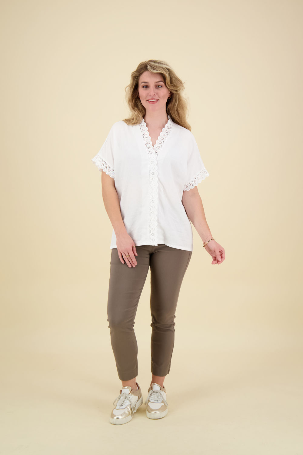 Freequent Pantalon Solvej Bruin Freequent Pantalon Solvej Bruin