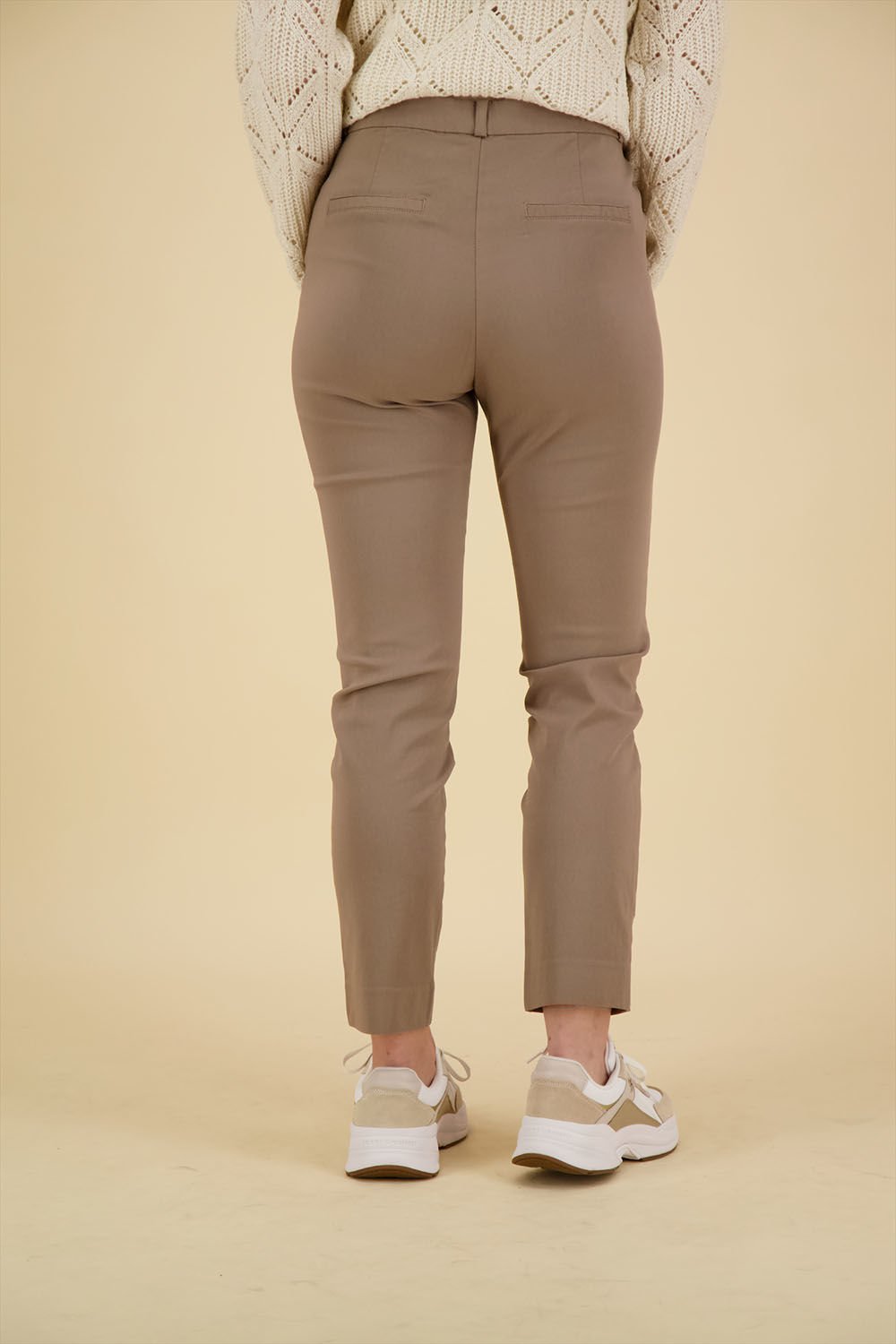 Freequent Pantalon Solvej Taupe Freequent Pantalon Solvej Taupe