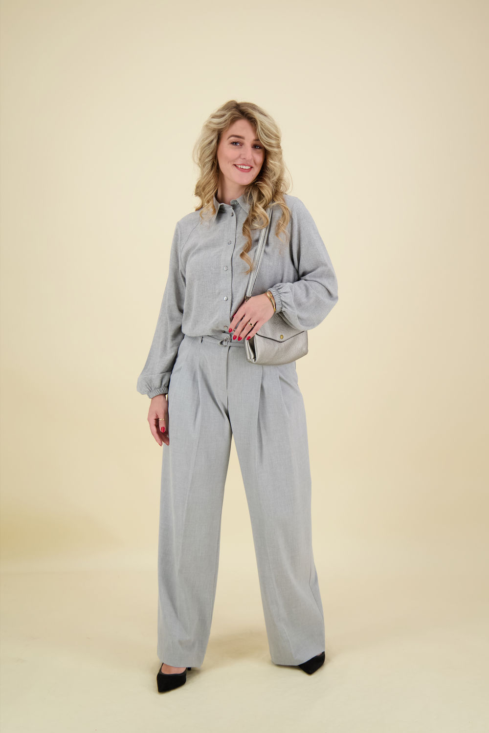 Summum Broek Stretch Grijs Summum Broek Stretch Grijs