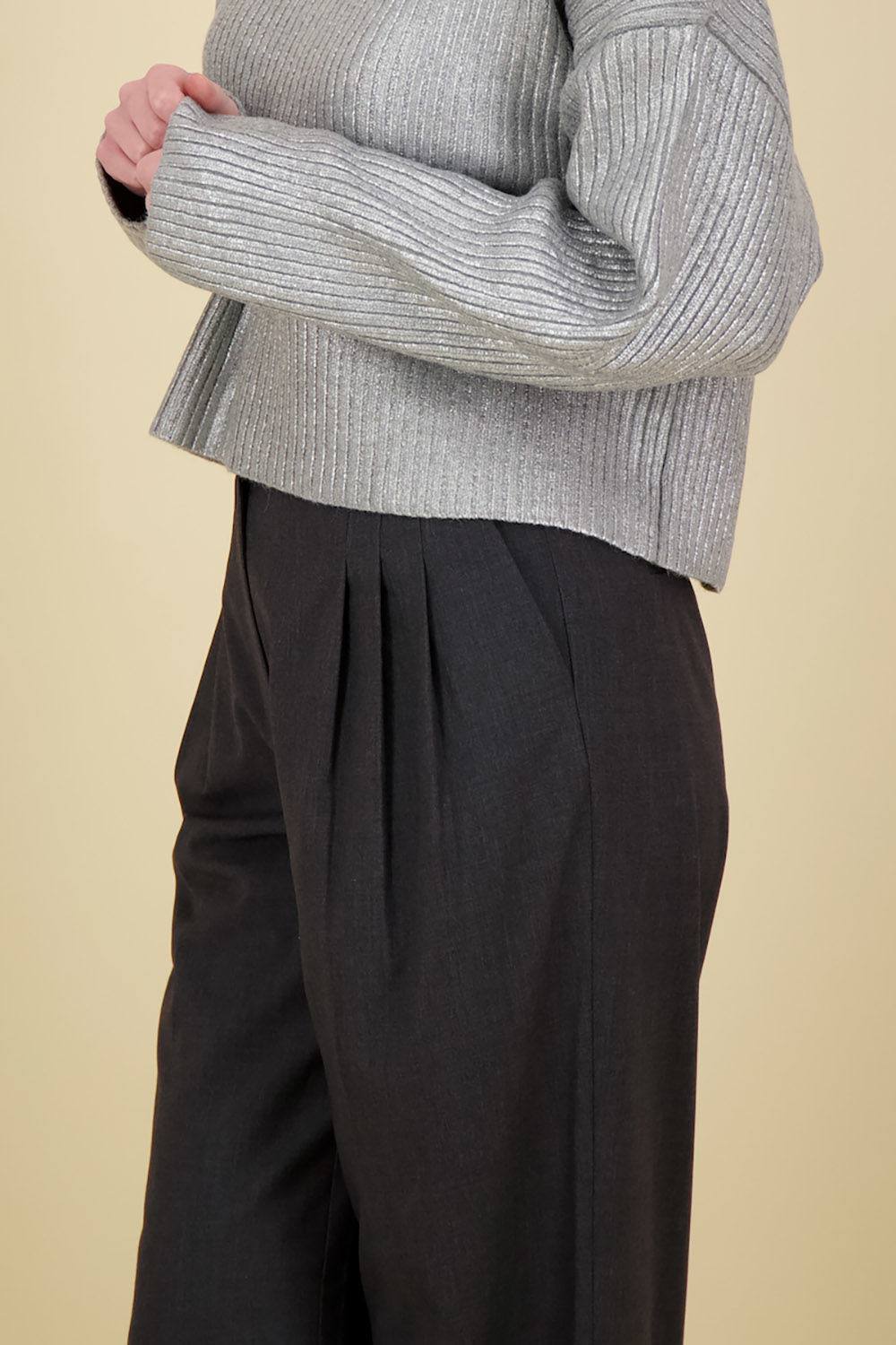 Co'couture Pantalon Vida Antraciet Co'couture Pantalon Vida Antraciet