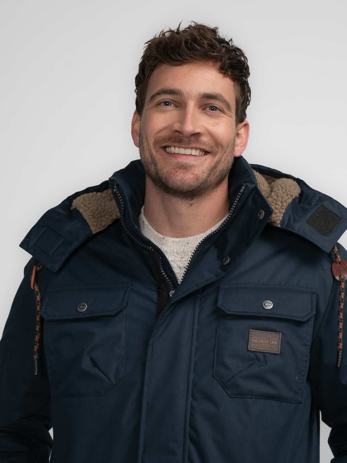 Petrol Parka Blauw Petrol Parka Blauw
