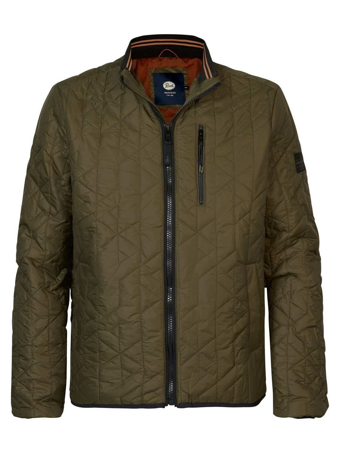 Petrol Jacket Padded Donkergroen