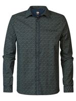 Overhemd Long Sleeve AOP Blauw