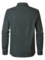 Overhemd Long Sleeve AOP Blauw