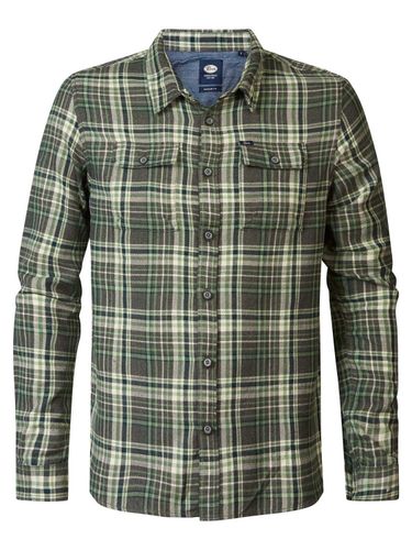 Petrol Overhemd Long Sleeve Check Groen