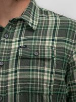 Overhemd Long Sleeve Check Groen