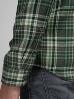 Overhemd Long Sleeve Check Groen