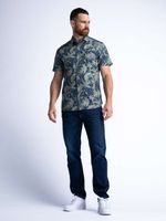 Overhemd Short Sleeve AOP Groen