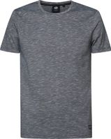 Men T-Shirt SS Classic Print Blauw