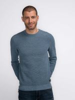 Trui Round Neck Basic Blauw