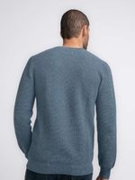 Trui Round Neck Basic Blauw