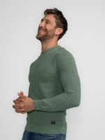 Trui Round Neck Basic Groen