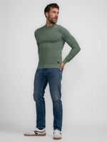 Trui Round Neck Basic Groen