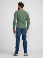 Trui Round Neck Basic Groen