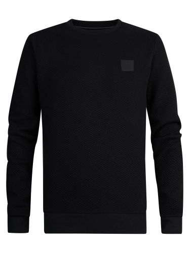 Petrol Sweater Round Neck Zwart