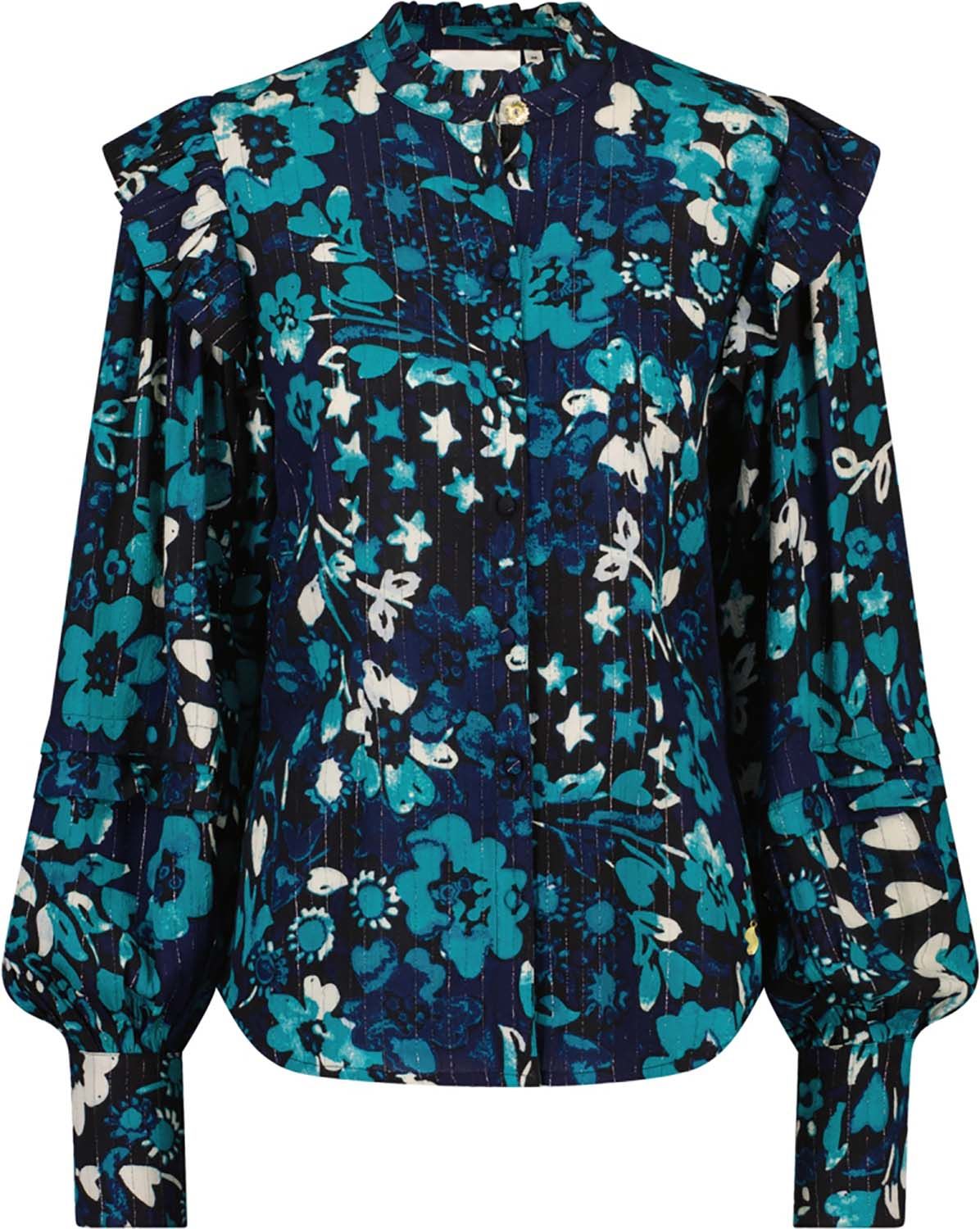 Fabienne Chapot Blouse Philo Blauw Fabienne Chapot Blouse Philo Blauw