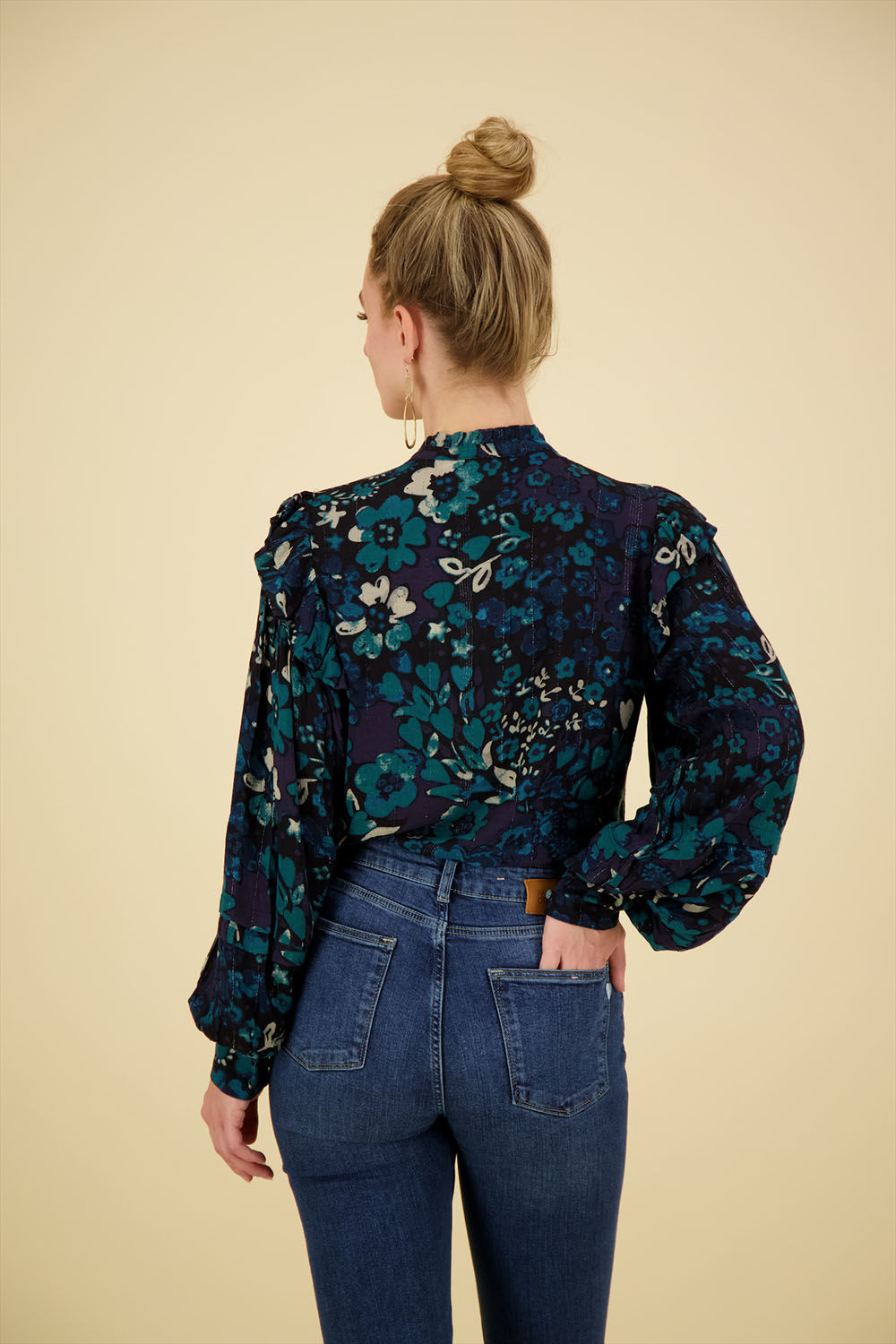 Fabienne Chapot Blouse Philo Blauw Fabienne Chapot Blouse Philo Blauw