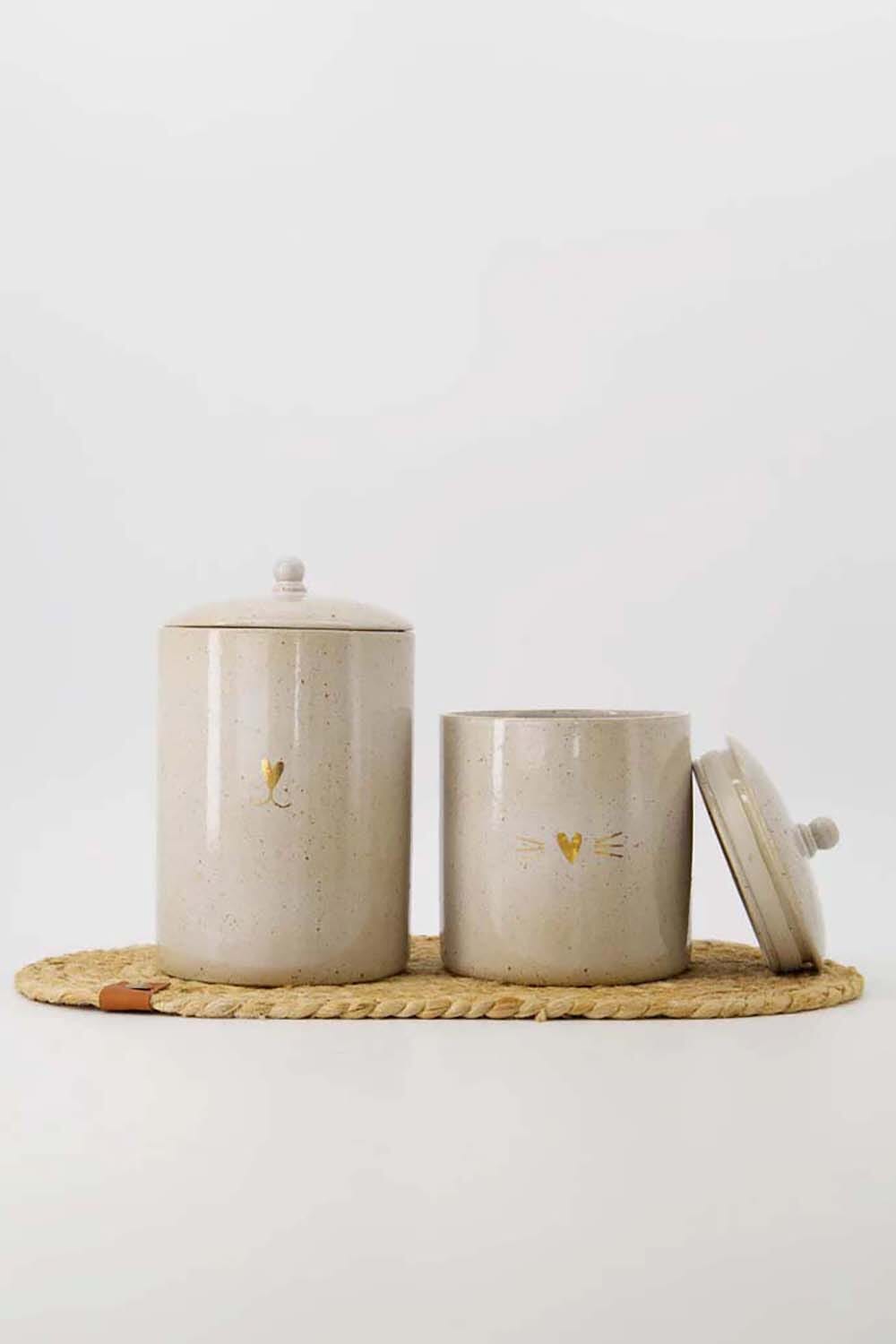 Zusss Placemat Voerbak Beige Zusss Placemat Voerbak Beige