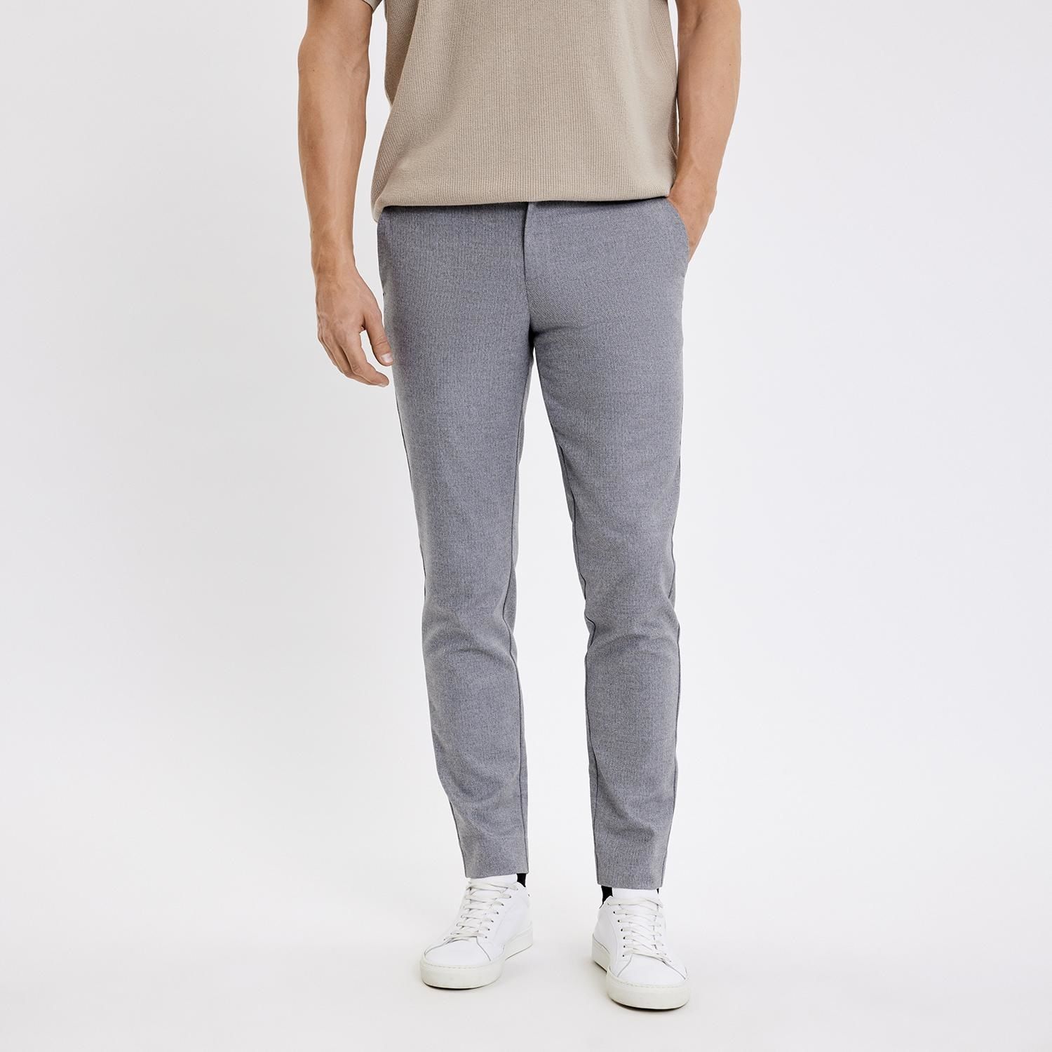 Plain Pantalon Josh Grijs