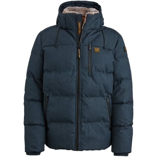 Pme Legend Semi long jacket YETCRAFT Melange Blauw