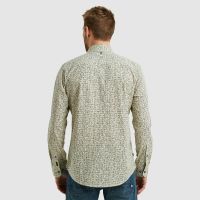 Long Sleeve Shirt Print On Poplin Beige