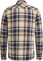 Long Sleeve Shirt Ctn Matt Dobby Blauw