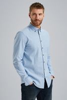 Long Sleeve Shirt Oxford Stretch Blauw