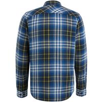 Long Sleeve Shirt Heavy Twill Chec Blauw