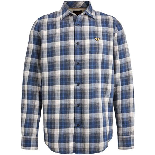 Pme Legend Long Sleeve Shirt Twill Yarndyed C Blauw