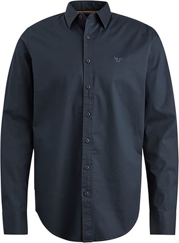 Pme Legend Long Sleeve Shirt Twill Stretch Blauw