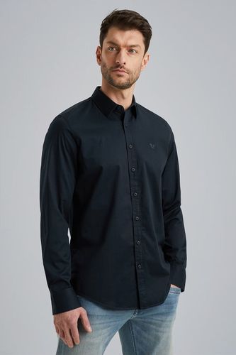 Pme Legend Long Sleeve Shirt Twill Stretch Blauw