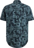 Short Sleeve Shirt Print on Ctn Sl Groen