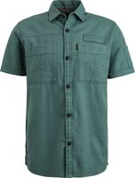 Short Sleeve Shirt Ctn Slub Groen
