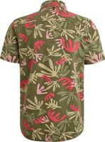 Short Sleeve Shirt Print On Jersey Groen