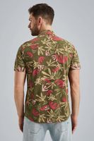 Short Sleeve Shirt Print On Jersey Groen