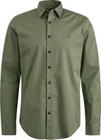 Long Sleeve Shirt Twill Stretch Groen