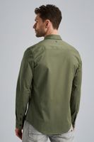 Long Sleeve Shirt Twill Stretch Groen