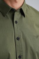 Long Sleeve Shirt Twill Stretch Groen