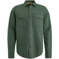 Long Sleeve Shirt Flanel Herringbo Groen