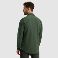 Long Sleeve Shirt Flanel Herringbo Groen