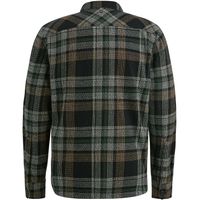 Long Sleeve Shirt Ctn Big Check Zwart