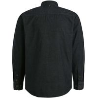 Long Sleeve Shirt Fine Cord Zwart